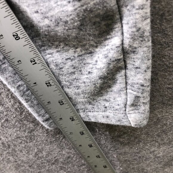 Uniqlo Jogger Sweatpants Womens M Gray Heather Fleece Drawstring Mid Rise - Picture 7 of 8